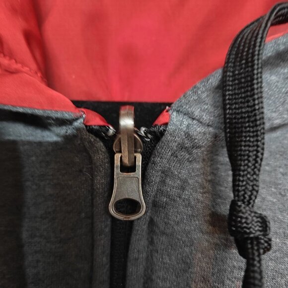 Kansas City Chiefs G-III Sport Reversible Red Zip Bomber Jacket (L) Rain Coat - Picture 7 of 16